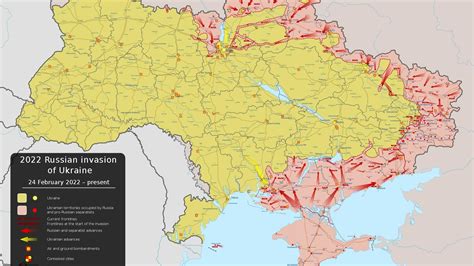 ukraine aktuelle militärische lage karte